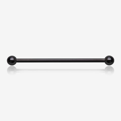 Implant Grade Titanium Blackline Internally Threaded Basic Industrial Barbell