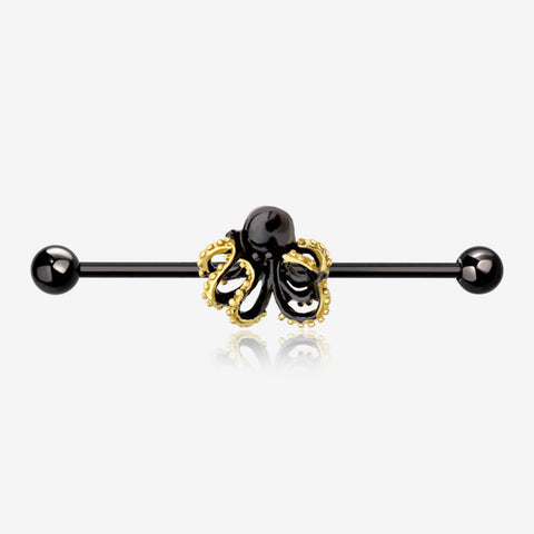 Blackline Kraken Sea Monster Industrial Barbell