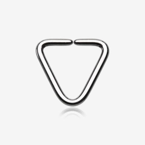 Basic Triangular Steel Bendable Twist Hoop Ring