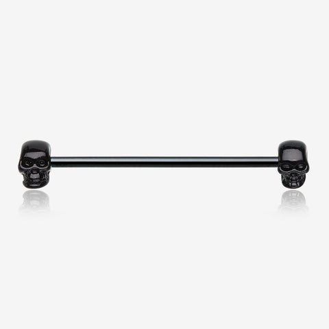 Blackline Apocalyptic Skull Industrial Barbell-Black