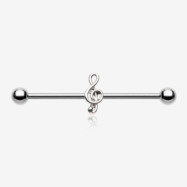 Treble Clef Music Note Industrial Barbell