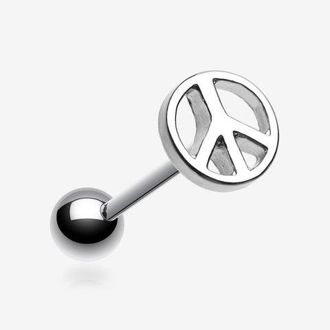 Classic Peace Top Steel Barbell-Steel