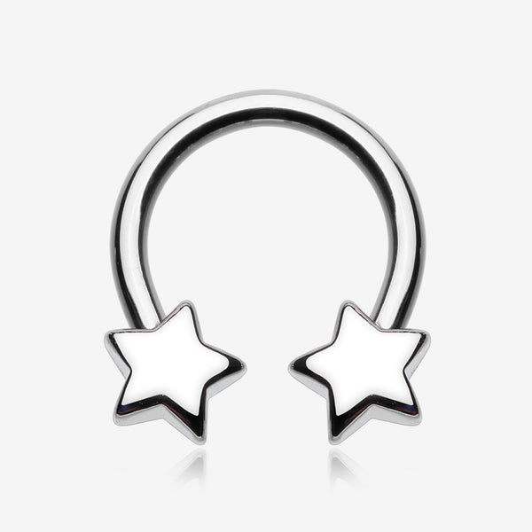 Classic Star Horseshoe Circular Barbell