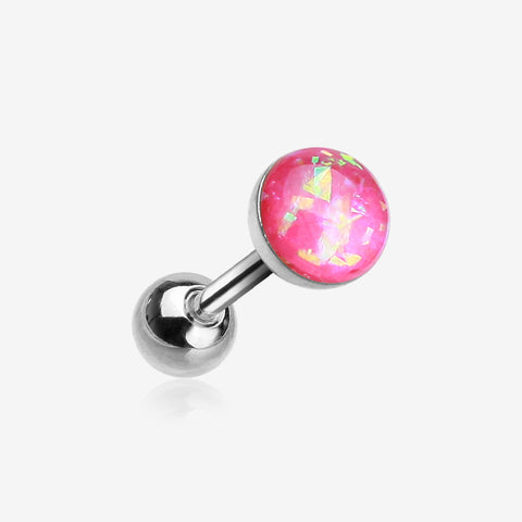 Opal Sparkle Cartilage Tragus Earring-Pink