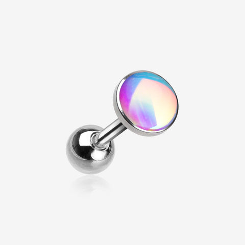 Iridescent Revo Sparkle Cartilage Tragus Barbell