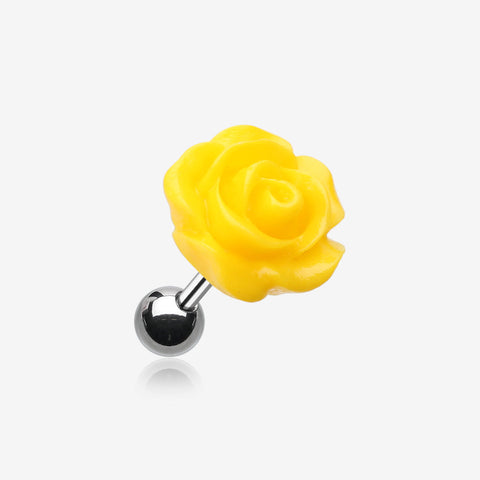 Dainty Rose Cartilage Earring-Yellow