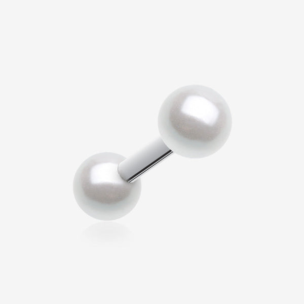 Luster Pearlescent Ball Steel Cartilage Tragus Barbell