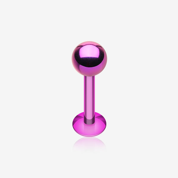 Colorline PVD Basic Steel Labret-Purple