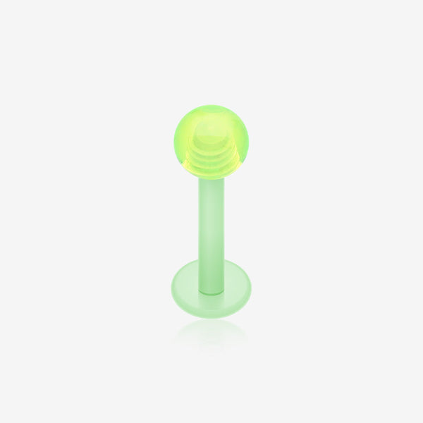 Basic UV Acrylic Flexible Shaft Labret-Light Green