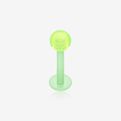 Basic UV Acrylic Flexible Shaft Labret-Light Green