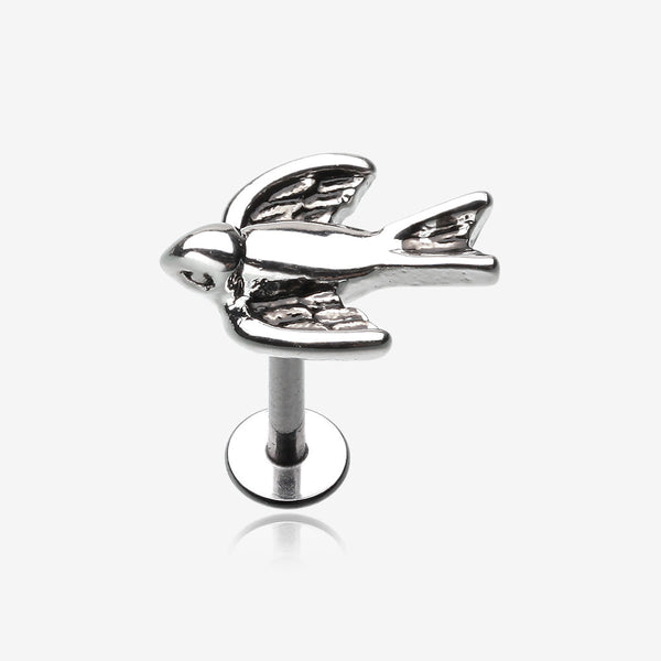 Classic Sparrow Top Steel Labret-Steel