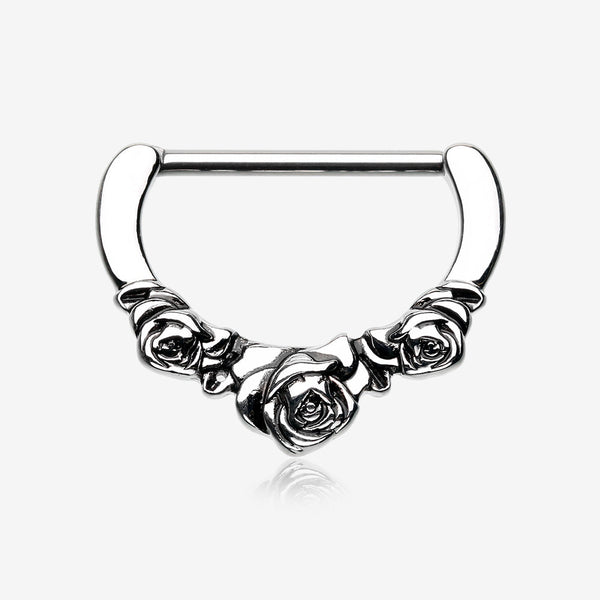 Rose Garden Icon Nipple Clicker-Steel