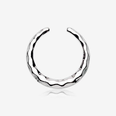 Classic Faceted Steel Septum Retainer