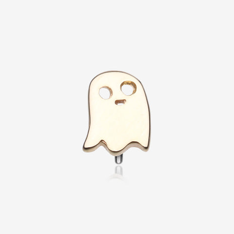 14 Karat Gold OneFit Threadless Adorable Lil Ghost Top Part