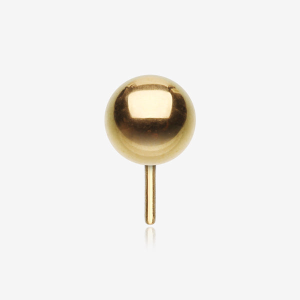 Pure24K Implant Grade Titanium OneFit Threadless Solid Ball Top Part