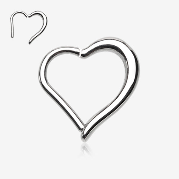 Luscious Heart Seamless Clicker Ring