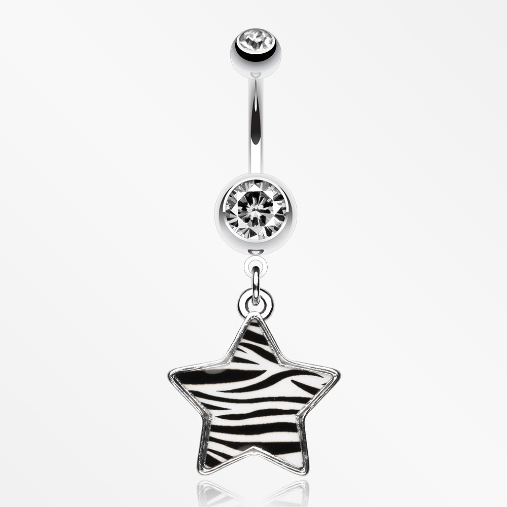 crystal Navel Ring Belly Button Bar Waist Chain Dangle Body Piercing Fan  shape | eBay